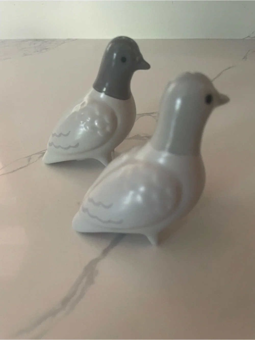 Fred Ceramic Clay Pigeon Salt & Pepper Set